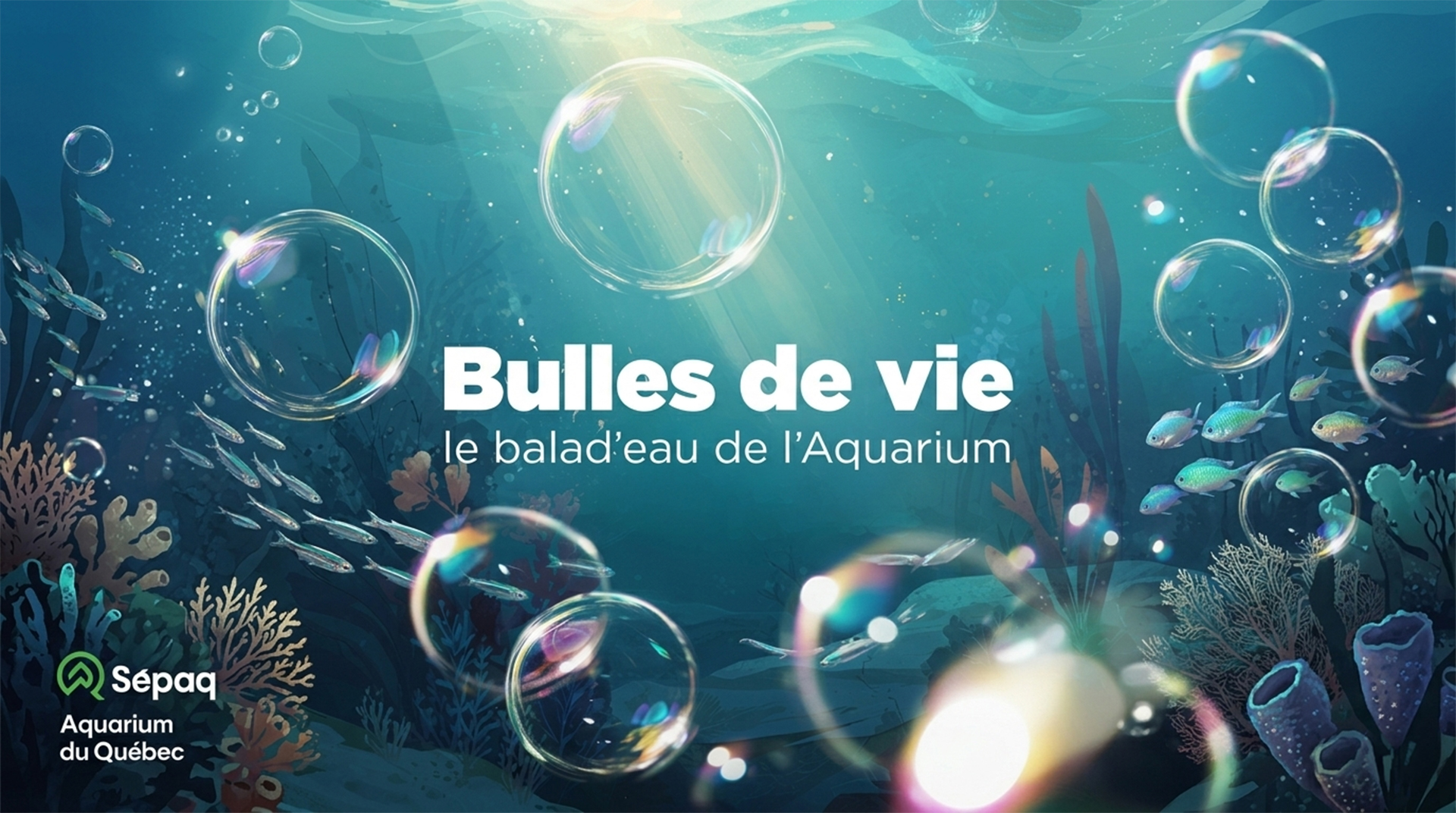 Bulles de vie, le balad’eau de l’Aquarium du Québec 